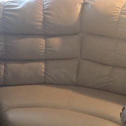 2 Seater Beige Couch