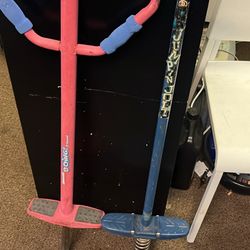 Vintage Pogo Sticks His And Hers 