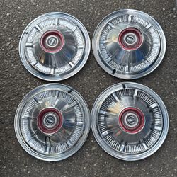 Original 1970 Ford 15 Inch Hubcaps F100/Bronco