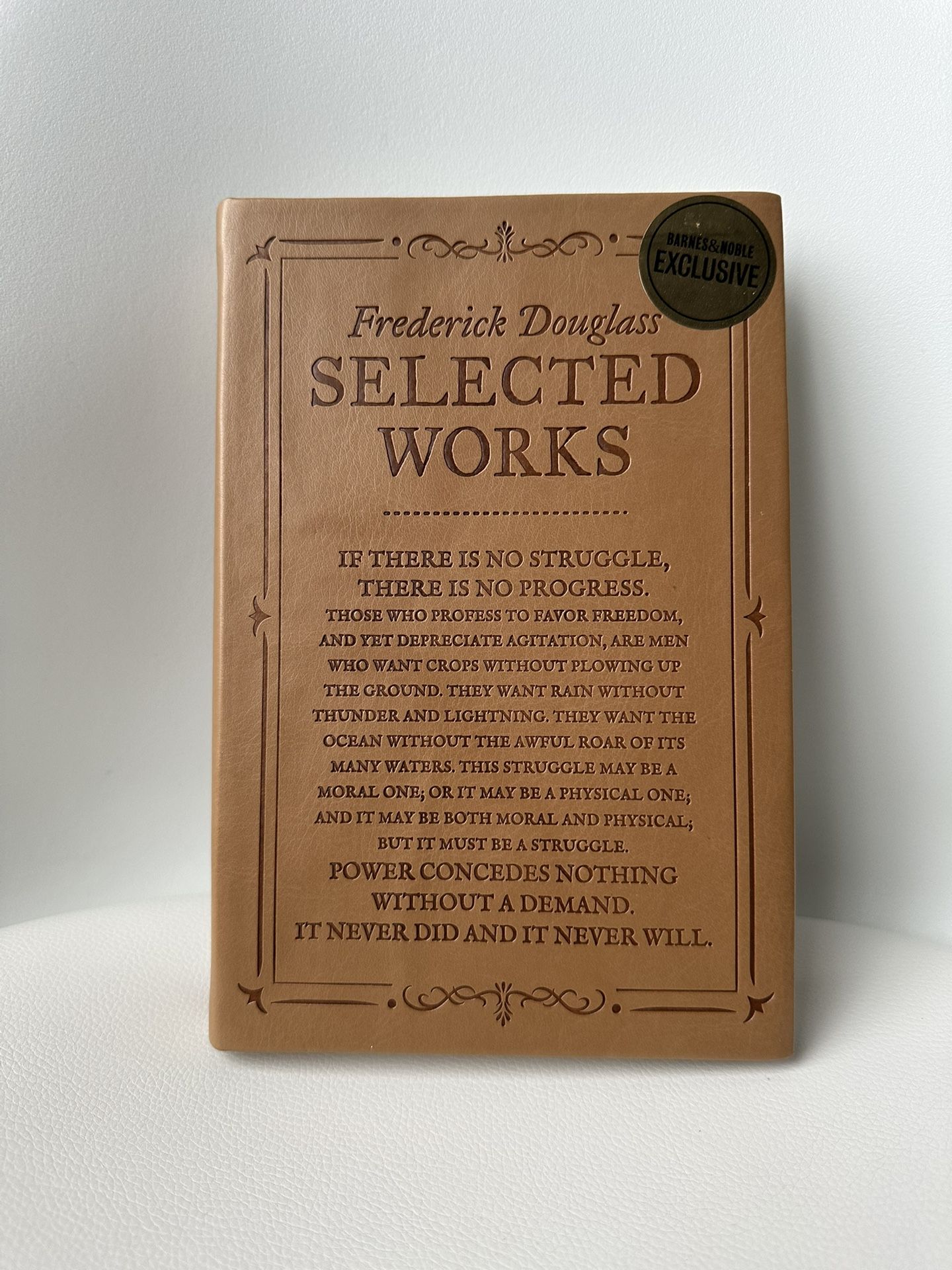 Book NEW Frederick Douglass: Selected Works Faux Leather Softcover  American Slave