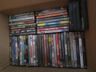 Large Lot of DVDs Mixed Titles