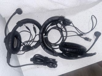 $200 Like New 2 Riedel Pro-D1LX4F Single Ear Professional Media HeadPhones / Headsets