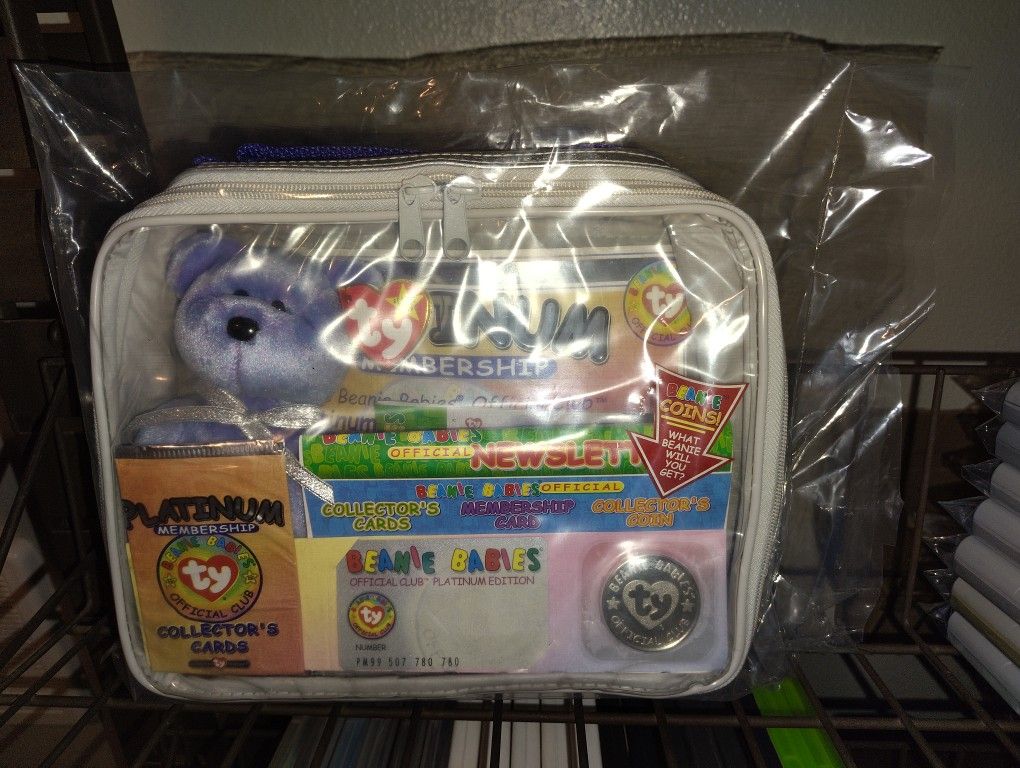 Ty Beanie Babies Official Club Platinum Membership Edition II Kit from 1999.