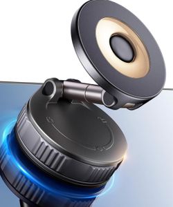 ar Phone Holder for Magsafe [80+LBS Max Suction & 2500gf Magnetic] 360° Adjustable Car Phone Mount, Phone Holders for Your Car