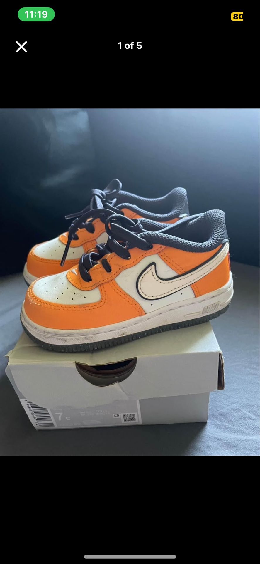 Toddler Nike Nemo Shoes Like New