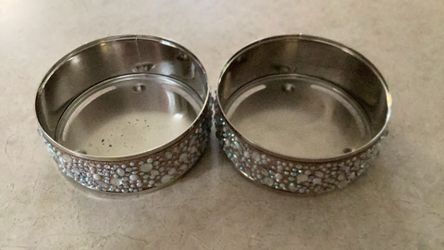 Bath and Body Works Pearls & Gems 3 Wick Candle Holders
