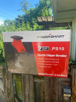 PowerSmart Electric Chipper Shredder PS10 Brand New in box