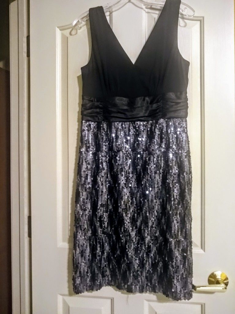 LIKE NEW Condition Size 12... Gorgeous Sequined Dress From DRESS BARN