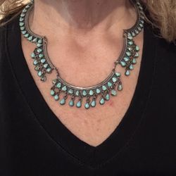 Taxco 925 Sterling Silver and Turquoise Necklace