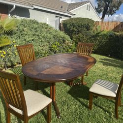 Dining Table With 4 Chairs 
