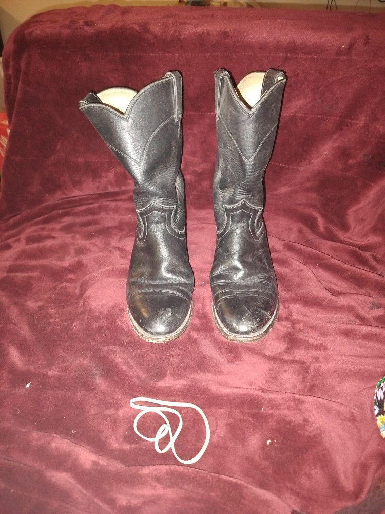 Justin Size 7B Boots Black