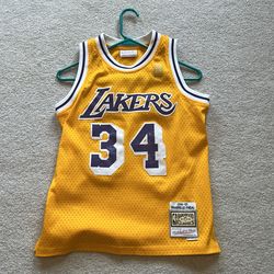 Shaq O’Neal Mitchell and Ness Jersey. Kid medium