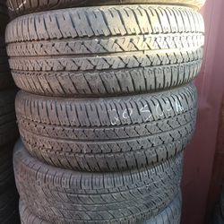 205 60 16 (2) high tread used tires FREE install