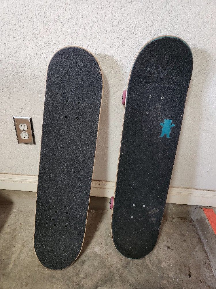 Skateboards and Helmets