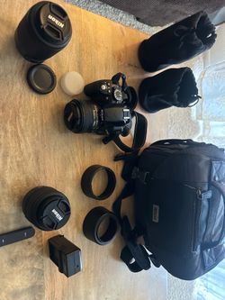 Nikon 3100 with lenses set