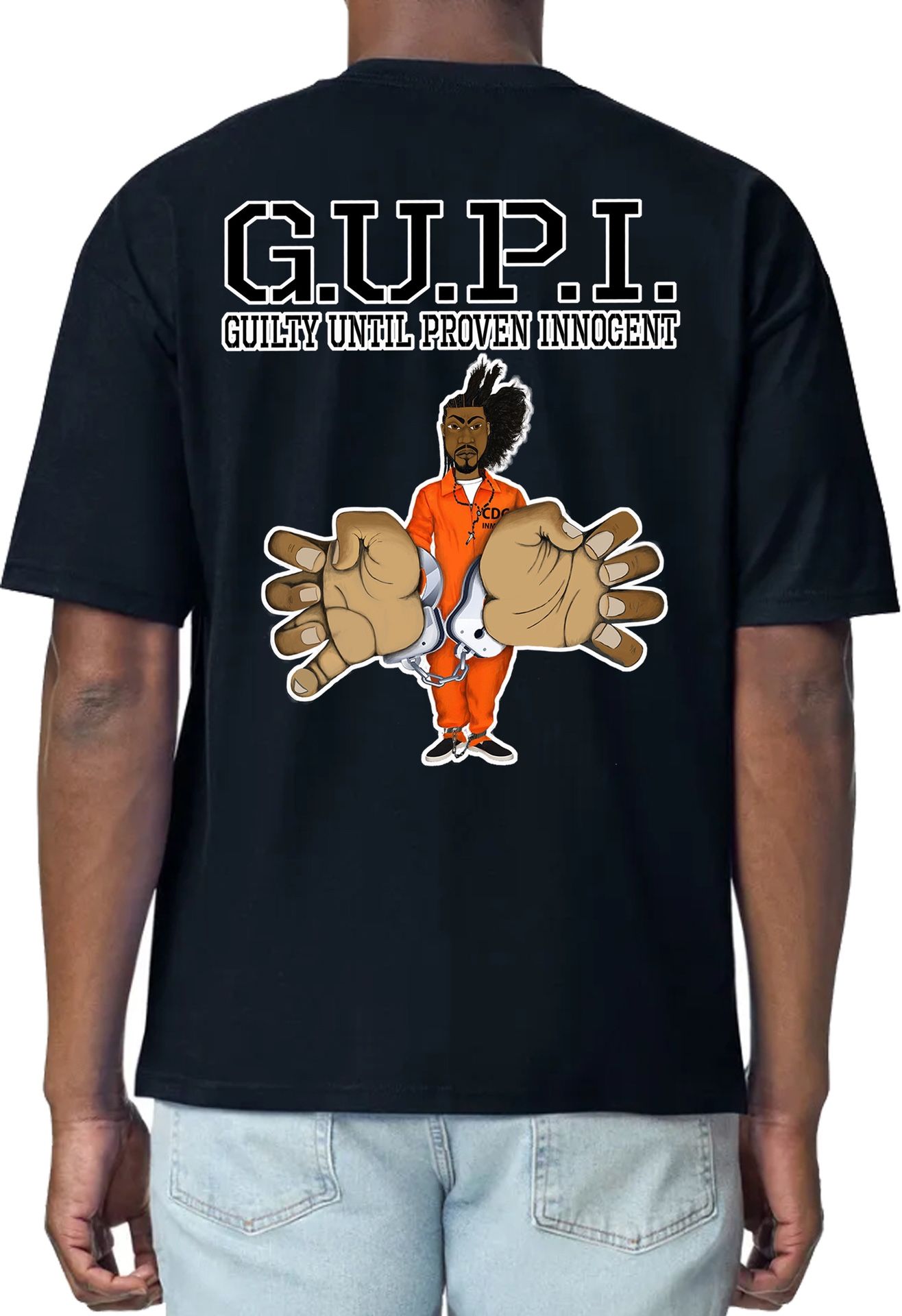 NEW G.U.P.I. Guilty Until Proven Innocent T Shirt