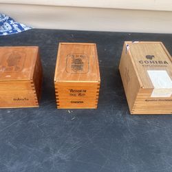 Cohiba Esplendidos Corona Cigar Box lot of 3