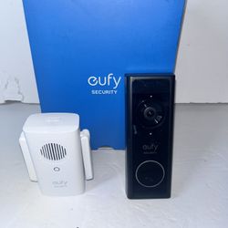 The item in the image is an Eufy Security video doorbell. 