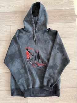 Travis Scott x Jordan Washed Suede Hoodie (Sample) - Size Medium