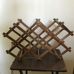 Foldable Wine Bottle Rack