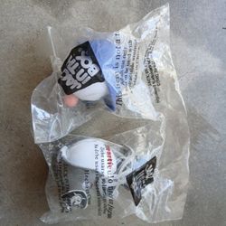 2 VINTAGE  2003 JACK IN THE BOX HEADS 