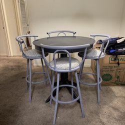 High Table and Chairs