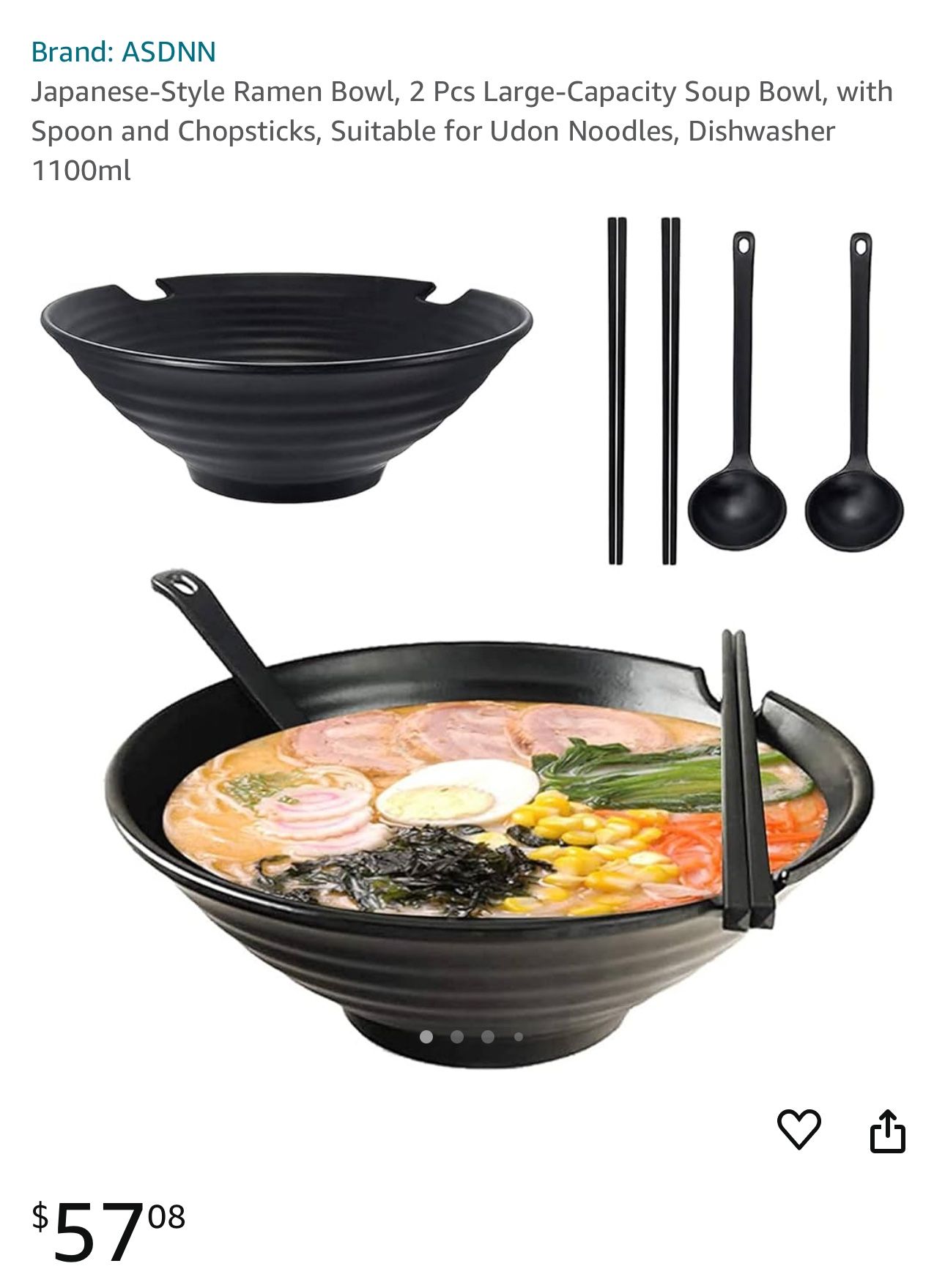 Ramen Bowls With Chopsticks And Spoons