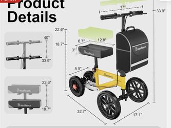 Knee Mobility Scooter All-Terrain / Heavy Duty / Compact