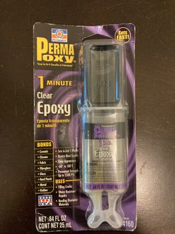 Permapoxy 1 Minute Clear Epoxy by Permatex