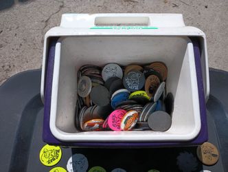 Pogs All different a lot of metal ones