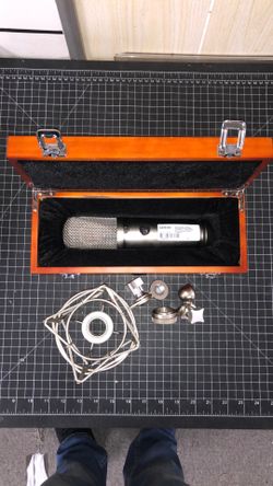 1003 Warm Microphone Audio WA-87 R2 Large Diaphragm Condenser Mic W/Case & Shock Guard 567272