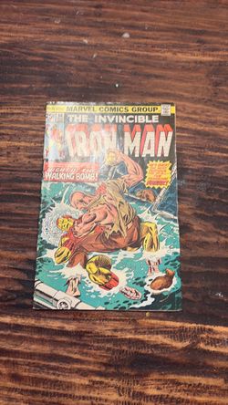 Iron man comic book