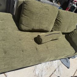 Green Couch Piece Very Nice Condition