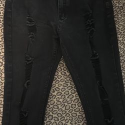 black skinny jeans