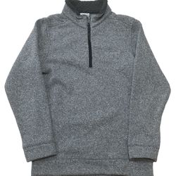 Columbia Sweatshirt Fleece Men’s S Grey Half Zip Long Sleeve Sweater Outdoor