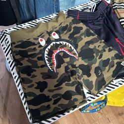Bape Shark Shorts Size Medium