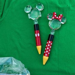 Mickey & Minnie Light Up Pens