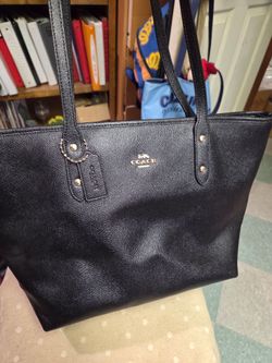 Black coach bag