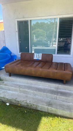 Leather couch
