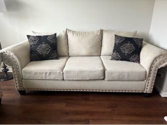 Baige Couch and Sofa