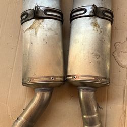 Oem Ducati exhaust cans