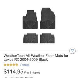 Lexus RX All Weather Floor Mats