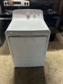 Hotpoint - 6.2 Cu. Ft. Electric Dryer with Auto Dry - White used with 3 months warranty include delivery and installation first floor. Production date
