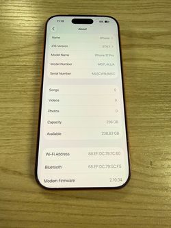 Apple iPhone 17 Pro 256GB unlocked