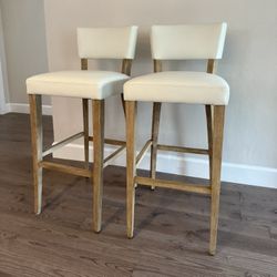 Pottery Barn Tall Bar Stools (2)