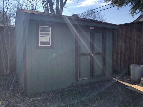 tuff shed 12ft x 8ft outdoor shed with double doors and