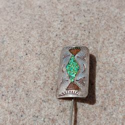 Beautiful Vintage Turquoise Stick Pin,  Asking $10. Please Message Me If You're Interested. 