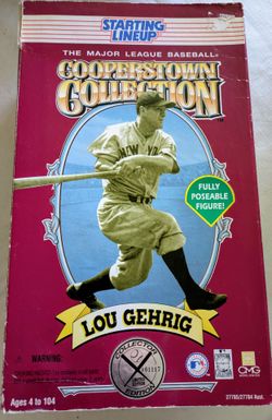 STARTING LINEUP COOPERSTOWN  COLLECTION, LOU GEHRIG