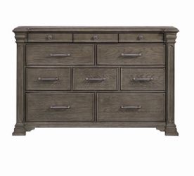 Society Den Paterson 10-Drawer Dresser in Grey Brand New in Box Only $395