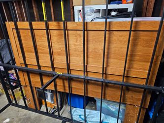 Queen bed and frame